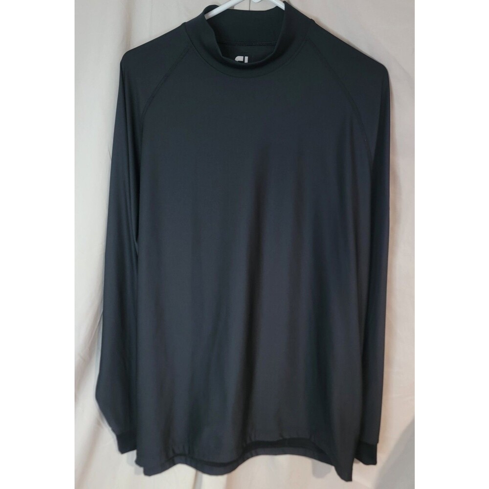 FJ Footjoy Base Layer Black Long Sleeve Shirt Golf Performance Size Large
